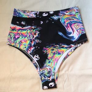 Liquid Tripp High Waist Booty Shorts